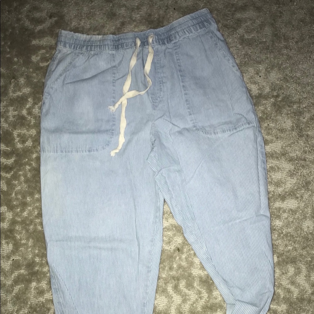 drawstring capri pants - Picture 2 of 2